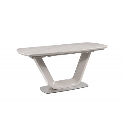 Стол обеденный SIGNAL ARMANI Ceramic серый мат 160-220/90